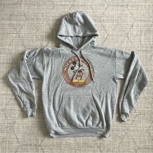 DisneyParks Disney Disneyland Men’s Grey Mickey Mouse Casual Pullover Hoodie